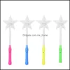 Decorazione per feste LED lampeggiante Glow Headband Cosplay Light Baschetta per capelli Concert Wand Stick Star Snowflake StickSparty Delivery Delivery Mxhome Dhamz