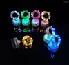 Strings 1/5/10/20PCS Submersible Copper Starry String Fairy Light 2M 20LED Wedding Party Christmas For Fish Tank Pool Decor