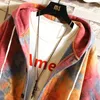 Giacche da uomo Felpa da uomo 2022 Autunno e inverno Giacca cardigan con cappuccio tie-dye Personalità giovane Abbigliamento di tendenza della moda