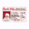 Kerstcadeaus Santa Claus Sleigh Riding License Flight Cards ID Xmas Tree Ornament Decoration Old Man Riber Licentie Entertainment Props Nieuwjaarswensen