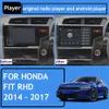 9 -дюймовый сенсорный экран автомобиль видео DVD GPS Navigation Player для Honda Fit 2014 RHD с зеркалом Bluetooth Wi -Fi