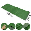 Decorative Flowers Artificial Grass Carpet Green Fake Synthetic Garden Landscape Lawn Mat Turf DIY Micro