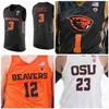 Sj NCAA College Oregon State Beavers Basketball Jersey 1 Stephen Thompson Jr 3 Tres Tinkle 5 Ethan Thompson Cousu sur mesure