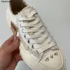 XVESSELS / VESSEL même Jianhao's Wu White Low Top surélevé des chaussures de toile à semelles épaisses Vulcanisés pour hommes et femmes à moitié traînée Chaussures de mendiants 2862