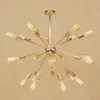 Pendant Lamps American Personality Simple Bedroom Living Room Dining Chandelier Retro Multi-head Satellite Spider