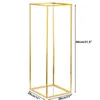 Party Dekoration 4PCS Gold Hochzeit Vase Herzstück für Tisch 80cm Blumenständer Rack Event Decorat