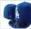 Los Angeles basebolllag fullt stängda mössor SOrx Letter Gorras Bones Män kvinnor avslappnad utomhussport ft monterade hattar Chapeau Cap Casquette Snapback A54467852