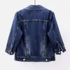 Women's Jackets 2022 Summer Women Denim Jacket Blue Color Casual Short Coat Female Jeans Outerwear Casaco Jaqueta Feminina