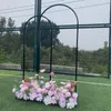 Party Decoration 1 Set 3pcs Wedding Arches Iron Pipe N-shaped Flower Stands Metal Props Background Artificial Decorations Arch Bac