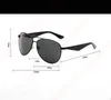 Occhiali da sole pilota classici Occhiali da sole in metallo moda uomo Occhiali da vista da guida neri Occhiali UV400 Lunette De Soleil 199