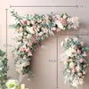 Dekoracja imprezy Making Rose Kwiat Kwiat Wedding Arch Wall Home Window