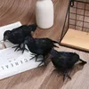 Dog Apparel 346pcs Halloween Simulation Black Crow Animal Model Bird Raven Prop Scary Decor Supplies 20x9x6cm 220921