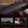 Bilsäte täcker Seametal Cover Breattable Pu Leather Four Seasons Auto Cushion Protector Pad Front Fit For Most Accessori