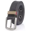 Belts Casual Canvas Belt Trend Alloy Pin Buckle Men Fashion Wild Outdoor Sport Jeans Unisex