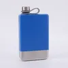 Hip Flasks 9oz Spray Paint Outdoor Portable Small Wine Bottle 304 Stainless Steel Hips Flask Creative Flat Outdoors Portables Liquor Bottle WLY935