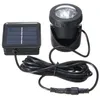 6 LED-Solar-Gartenleuchten für den Außenbereich, Rasen, Landschaft, Pool, Teich, Hof, angetriebener Scheinwerfer, wasserdichte Solarlampe