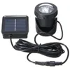 6 LED Solaire Jardin Lumières Extérieure Pelouse Paysage Piscine Étang Cour Alimenté Projecteur Étanche Lampe Solaire Ampoule