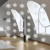 Décorations de Noël 36 pcs de neige et 6pcs 1,5 m cordes en forme de flocons de neige Garales du papier de fête pour les vacances