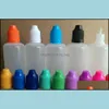 Packing Bottles Fast Soft Style Needle Bottle 5/10/15/20/30/50 Ml Plastic Dropper Child Proof Caps Ldpe E Cig J Otqut