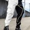 Men's Pants PFNW Solid Topstitched Pocket Cargo Pants Men's Dark Hihg Street Streetwear Autumn Loose Trend Techwear Male Darkwear 220922