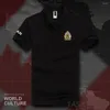 Polo da uomo Canada CAN Polo da uomo Manica corta Bianco Marchi stampati per Paese 2022 Cotone Nazione Emblema Moda