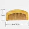 9cm Natural Peach Wood Comb Portable Hair Brushes Close Teeth Anti-static Head Massage Beard Hair Tool