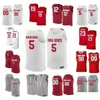 SJ NCAA College Ohio State Buckeyes Basketball Jersey 13 CJ Walker Marty Karow 20 Greg Oden 21 Evan Turner 22 Jim Jackson Customed