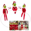 2022 Christmas Grinch Hanging Pendant Red Green Xmas Tree Decorations Gnome Kids Gifts C44