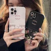 Projektanci etui na telefon iPhone 14 Pro Max plus Case Classical C Flowers Drukuj luksusowy mobilny powłoka fonecase dla 13 12 11 xs xr 8 7