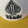 Mesh Yellow Baseball Cap 1 Borduurwerk van topkwaliteit verstelbare patchwork hoed 23SS