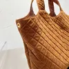 Nuove borse da sera Totes Designer Borsa a mano con diamanti Donna Borsa grande in pelle smerigliata Semplice e generosa tracolla Shopping con portafoglio 220804