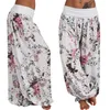 Pantalon femme Capris femmes dames mode décontracté Style indien Floral Baggy ample confortable longue taille haute Harem pantalon 220922