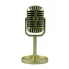 Simulation de Microphone Vocal dynamique rétro classique, modèle de micro, support universel, accessoire pour enregistrement en Studio, Performance en direct