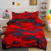 Bedding sets Home Textile Cool Boy Girl Kid Adult Duver Cover Set Camouflage Sets King Queen Twin Comforter Covers With Pillowcase 220922