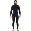 سستة أمامية للسباحة للسيدات مع غطاء محرك السيارة 3 مم للسباحة الغوص للرجال انقسام Scuba Scuba swimsuit spearfishing بذلة ركوب الأمواج