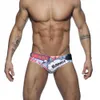 Herren-Bademode, sexy Herren-Bademode, Nylon, schnell trocknend, Cartoon-Schwimmhose, schwule Badeanzüge mit niedriger Taille, modische Tasche, Strand, Schwimmbad, Spa, Badehose J220913