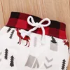 Clothing Sets Citgeett Autumn Christmas 3Pcs Infant Baby Girls Long Sleeve T-Shirts Tops Animals Pants Hats Clothes Outfit Holiday 220922