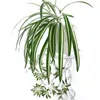 Decorative Flowers Artificial Chlorophytum Silk Flower Orchids Plant Wall Mount Simulation Rattan Home Party Garden Decoration