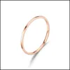 Klusterringar 1 mm guld sier svart rostfritt st￥l band ring f￶r kvinnor m￤n enkelt fina engagemang par ringer mode juvelr yydhome dhkhq