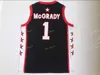 SJ Tracy McGrady 1 Mt.Zion Jerseys Men College Basketball Wildcats Mounzion T-Mac Jersey High School All Szyty Drużyna kolor czerwony czarny