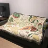 Coperte Serie Frutta Coperte Coperta Arazzo Soggiorno Camera da letto Copridivano Parete Panno decorativo Lavoro a maglia Tappeto spesso