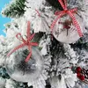 Christmas Decorations 24 Balls/Batch DIY 70mm Tree Hanging Transparent Plastic Filled Ornament Y2209