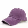 Cappellini da baseball Distress Soft Top Rap Cap per uomo Tinta unita Moda Hip Hop Pattinaggio all'aperto Cappelli lavati Sport Stile americano Quattro stagioni