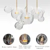 Lampes suspendues Art déco moderne lustre à bulles de verre personnalisé salon droplight pour enfants salle à manger bar décor intérieur luminaire