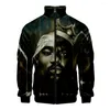 Heren Jackets 2022 Fashion Men Hoodie Cosplay The Notorious B.I.G 3D Gedrukte Harajuku Sweatshirt Unisex Casual Zip Hoodies Sudadera Hombre