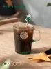 Korte mokglas handgrip waterfles koffie drinkware unisex