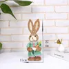 Autres fournitures de fête de fête artificielle paille lapin maison jardin lapin décoration ornement thème de pâques décor 220922