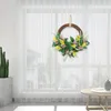 Fiori decorativi Piante finte Gypsophila Foglie verdi Ghirlande natalizie Soggiorno Appeso a parete Accessori per la decorazione della casa Artificiale