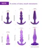 22SS Sex Toy Massager 7 PCS/Set/Lotto Tappo anale VIBRATORE SILICONE ANALE DONNA ANCILE Plugs Prodotti per adulti per coppia Donne Masturbatore CWLK