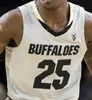 SJ NCAA College Colorado Buffaloes Jersey de basquete 0 Shane Gatling 1 Tyler Bey 2 Daylen Kountz 5 d'hawn Schwartz 10 Alexander Strating